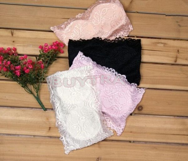 bras women lady floral lace stretch strapless bandeau bra boob tube cropped, Red;black
bras women lady floral lace stretch strapless bandeau bra boob tube cropped, Red;black