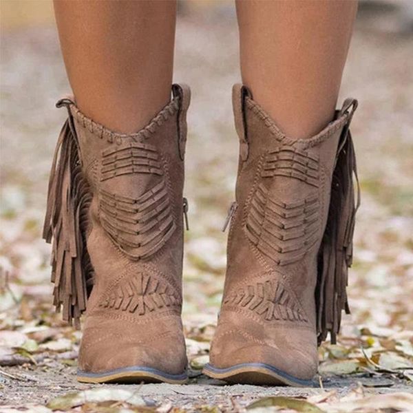 women zip mid-calf boots women's tassel vintage mid heel woman fringe shoes female warm shoe ladies pirate boots plus size 35-43, Black
women zip mid-calf boots women's tassel vintage mid heel woman fringe shoes female warm shoe ladies pirate boots plus size 35-43, Black