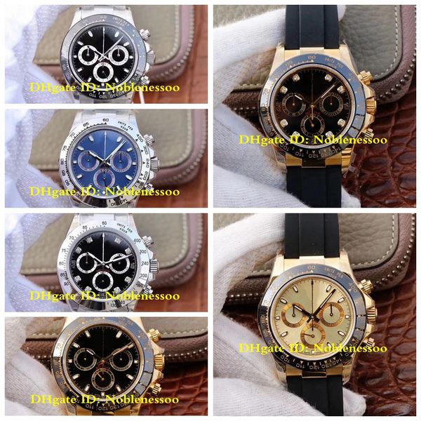 17 style cal.4130 movement watch men's cosmograph 116519 116518 116509 116500 rubber bands ceramic chronograph automatic mens watches, Slivery;brown
17 style cal.4130 movement watch men's cosmograph 116519 116518 116509 116500 rubber bands ceramic chronograph automatic mens watches, Slivery;brown