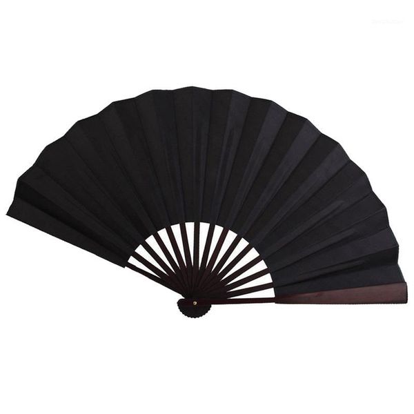 party favor folding blank hand fan calligraphy writing dancing for men's 33cm - black1
party favor folding blank hand fan calligraphy writing dancing for men's 33cm - black1