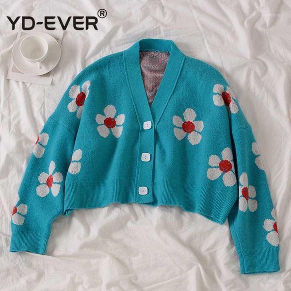 preppy style flower knit cardigans sweater women v neck loose elegaht thicked pull femme print short casual coat 465651, White
preppy style flower knit cardigans sweater women v neck loose elegaht thicked pull femme print short casual coat 465651, White