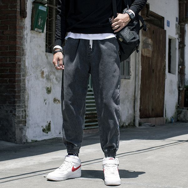 autumn and winter corset jeans men's 2019 new fashion brand loose harem trend korean small foot versatile pants, Blue
autumn and winter corset jeans men's 2019 new fashion brand loose harem trend korean small foot versatile pants, Blue