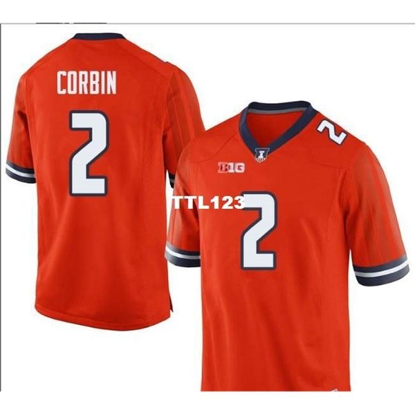 2019 new 3421 illinois fighting illini reggie corbin #2 real full embroidery college jersey size s-4xl or custom any name or number jersey, Black
2019 new 3421 illinois fighting illini reggie corbin #2 real full embroidery college jersey size s-4xl or custom any name or number jersey, Black