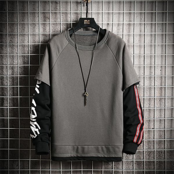 men sweatshirt patchwork quality sportswear plus size hoodies male streetwear pullover color block kg-563, Black
men sweatshirt patchwork quality sportswear plus size hoodies male streetwear pullover color block kg-563, Black