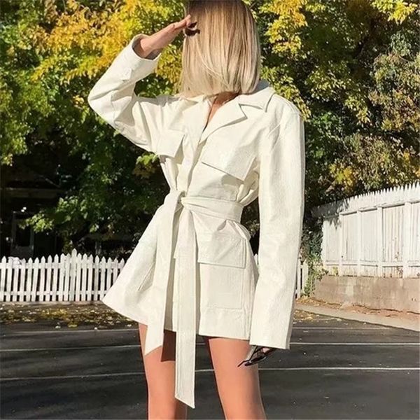 2021 new wear europe and america expo main street shooting bandage waist closing work clothes alligator pattern pu leather coat 766k, Black;brown
2021 new wear europe and america expo main street shooting bandage waist closing work clothes alligator pattern pu leather coat 766k, Black;brown