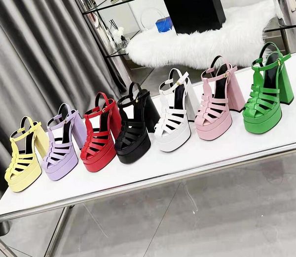 2022 latest famous designer classic lady gladiator sandals solid leather narrow band ankle buckle fashion party super chunky high heels shoe, Black
2022 latest famous designer classic lady gladiator sandals solid leather narrow band ankle buckle fashion party super chunky high heels shoe, Black
