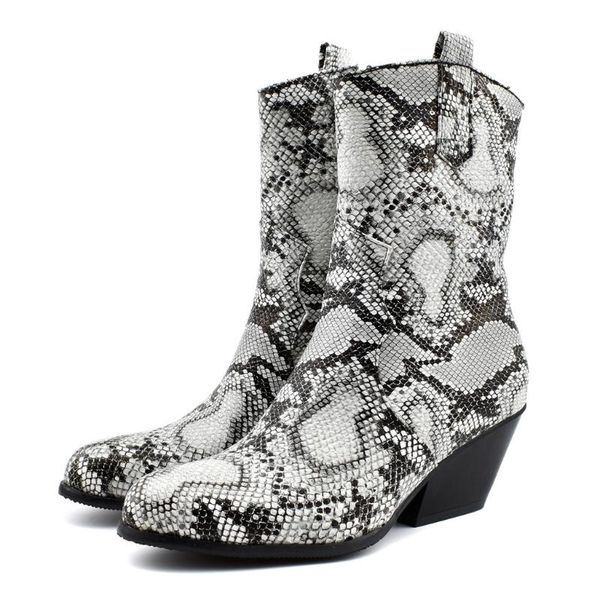 boots 2021 autumn winter women warm high for wedge snake pattern tube oblique heel booties large size, Black
boots 2021 autumn winter women warm high for wedge snake pattern tube oblique heel booties large size, Black