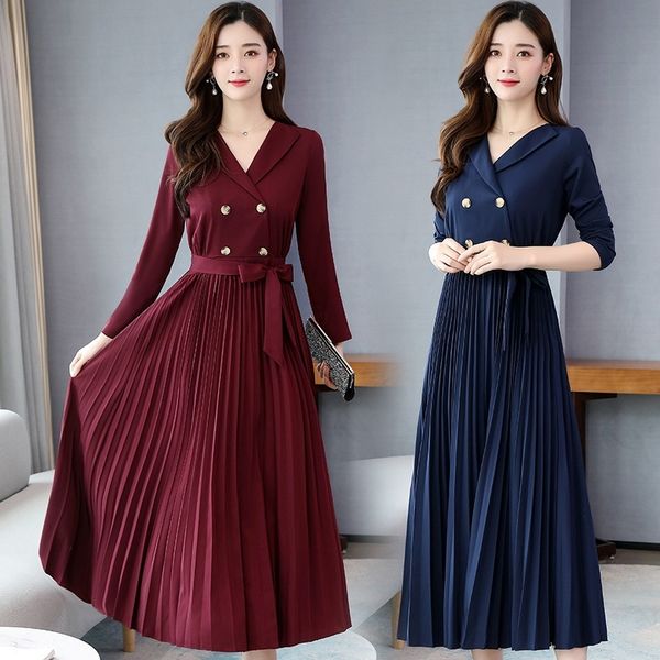8nhss women's v-neck mid-length elegant waist-tight western-style pleated dress 2020 long-sleeved dress spring slimming fgeh3, Black;gray
8nhss women's v-neck mid-length elegant waist-tight western-style pleated dress 2020 long-sleeved dress spring slimming fgeh3, Black;gray