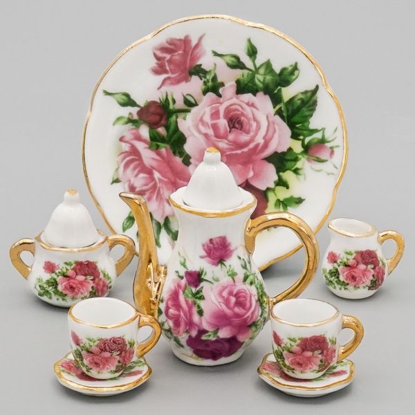 odoria 1:6 miniature 8pcs porcelain rose tea cup set ceramic tableware dolls' dollhouse kitchenware accessories 1019
odoria 1:6 miniature 8pcs porcelain rose tea cup set ceramic tableware dolls' dollhouse kitchenware accessories 1019