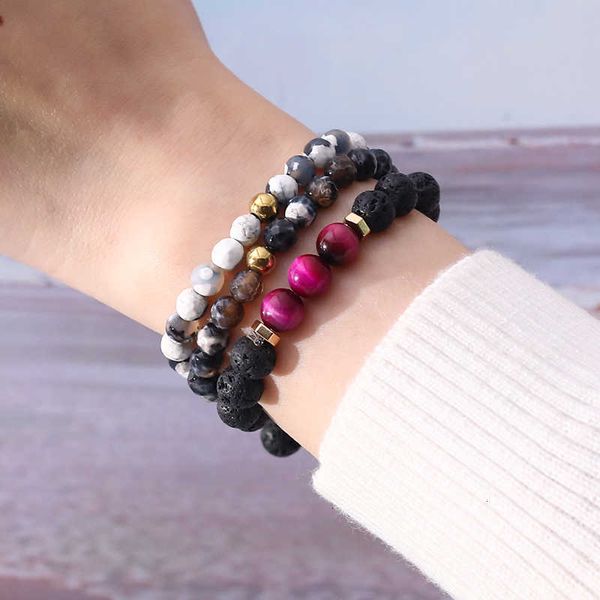 factory price bracelets 8mm designs lava rock beads charms essential oil diffuser elastic natural stone beaded for men t, Black
factory price bracelets 8mm designs lava rock beads charms essential oil diffuser elastic natural stone beaded for men t, Black