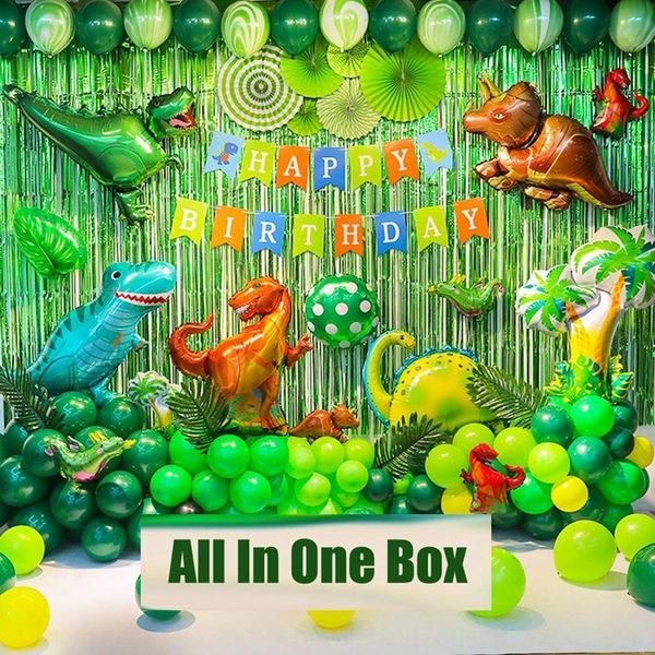 dinosaur decoration dinosaur aluminum film balloon pulling color color flag curtain flag paper fan rainsilk curtain set children's part
dinosaur decoration dinosaur aluminum film balloon pulling color color flag curtain flag paper fan rainsilk curtain set children's part