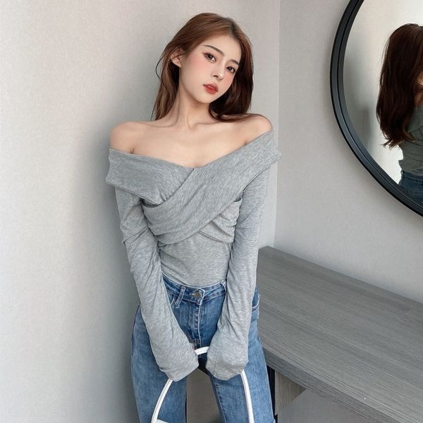 2boaw t-shirt styleelastic and simpleslim fitoff fitoff one line collar versatile styleelastic and simpleslim shoulder shoulder versatile on, White
2boaw t-shirt styleelastic and simpleslim fitoff fitoff one line collar versatile styleelastic and simpleslim shoulder shoulder versatile on, White