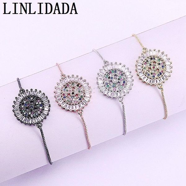 10pcs charm zirconia crystal micro pave round connectors bracelets fashion women bracelet1, Black
10pcs charm zirconia crystal micro pave round connectors bracelets fashion women bracelet1, Black