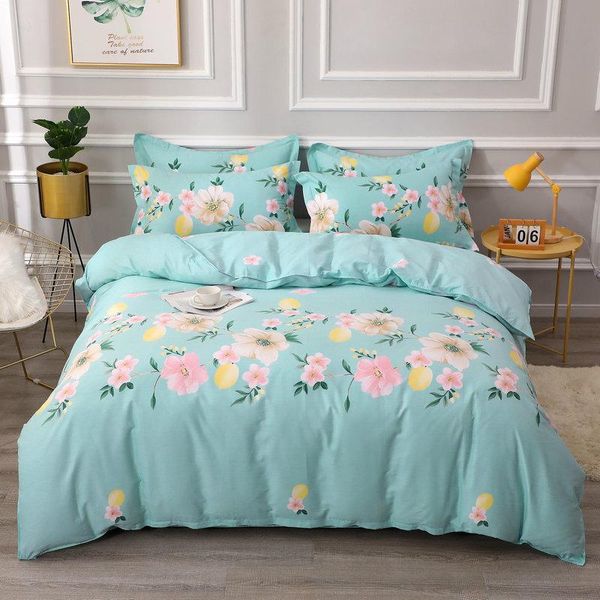 bedding sets flower printed 4pcs cotton pastoral plaid stripe king single double size duvet cover set soft bed sheets
bedding sets flower printed 4pcs cotton pastoral plaid stripe king single double size duvet cover set soft bed sheets