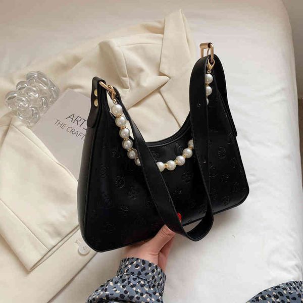 2022 latest handbag factory store on style women's indentation single shoulder pearl trend armpit z8t0, Black;red
2022 latest handbag factory store on style women's indentation single shoulder pearl trend armpit z8t0, Black;red