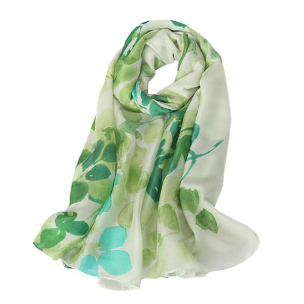 new silk scarf women spring summer silk scarves thin leaf shawls and wraps foulard print stoles, Blue;gray
new silk scarf women spring summer silk scarves thin leaf shawls and wraps foulard print stoles, Blue;gray