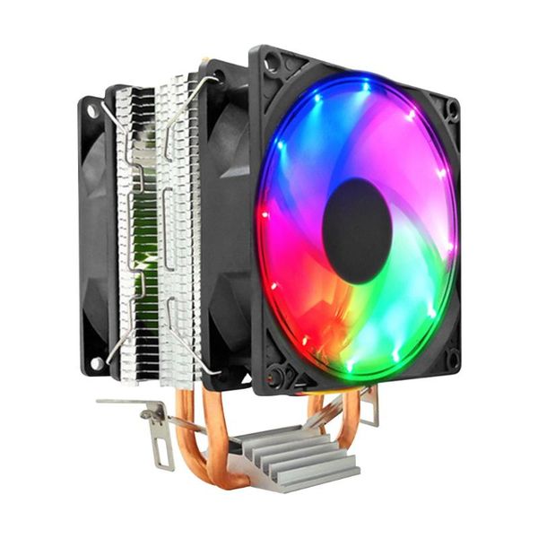 cpu dual cooling fan 2 heat pipes deskcooler radiator support 3/4pin cpu fan for intel amd
cpu dual cooling fan 2 heat pipes deskcooler radiator support 3/4pin cpu fan for intel amd