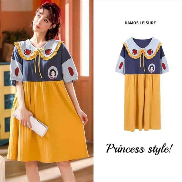 fashion summer homewear cotton sleepwear cute cartoon nightgown young girls student nightwear princess lingere sleeping dress, Black;red
fashion summer homewear cotton sleepwear cute cartoon nightgown young girls student nightwear princess lingere sleeping dress, Black;red