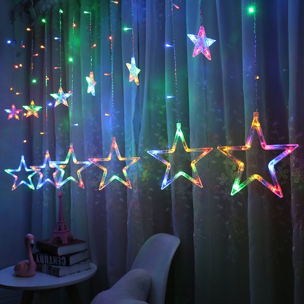 star-shaped led curtain light string bar decoration christmas holiday ornaments wedding decoration hanging lights
star-shaped led curtain light string bar decoration christmas holiday ornaments wedding decoration hanging lights