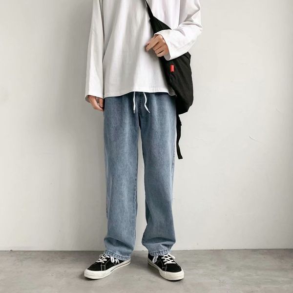 2021 men's spring and winter new broad-legged brim college scrubbing brem pants male clothes 0fee, Blue
2021 men's spring and winter new broad-legged brim college scrubbing brem pants male clothes 0fee, Blue
