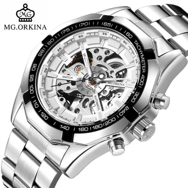 men automatic skeleton luminous watch mens sport mechanical transparent silver plated stainless steel wrist watches clock wristwatches, Slivery;brown
men automatic skeleton luminous watch mens sport mechanical transparent silver plated stainless steel wrist watches clock wristwatches, Slivery;brown