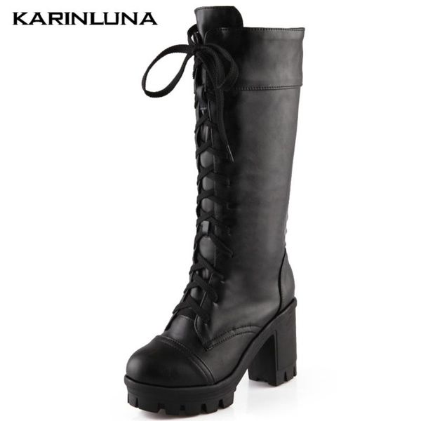 fashion brand new woman shoes mid-calf round toe solid cross-tied square thick heels autumn thin fur winter, Black
fashion brand new woman shoes mid-calf round toe solid cross-tied square thick heels autumn thin fur winter, Black