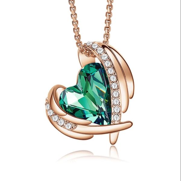 new product accessories multicolor angel necklace female pendant necklace luxury crystal necklace female accessory, Black
new product accessories multicolor angel necklace female pendant necklace luxury crystal necklace female accessory, Black