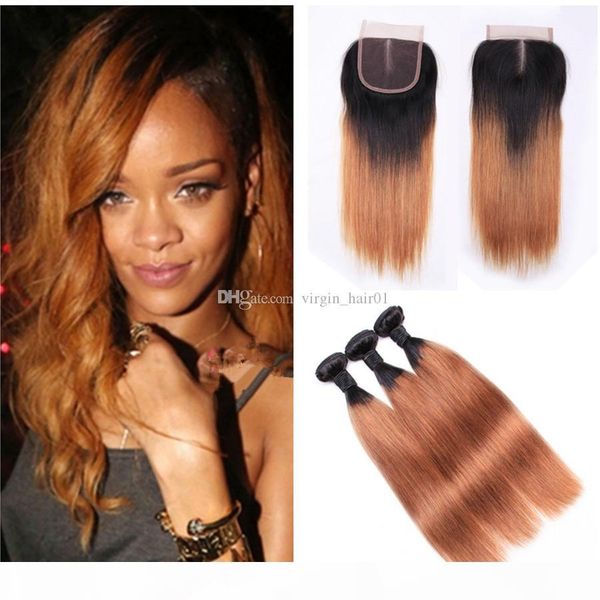 straight ombre hair with closure two tone 1b 30 brown brazilian virgin human hair with 4*4 lace closure brown hair wavy, Black;brown
straight ombre hair with closure two tone 1b 30 brown brazilian virgin human hair with 4*4 lace closure brown hair wavy, Black;brown