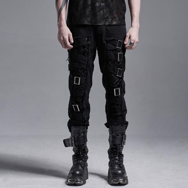punkrave men's punk style daily trousers steam punk decadent cotton casual long pants, Black
punkrave men's punk style daily trousers steam punk decadent cotton casual long pants, Black