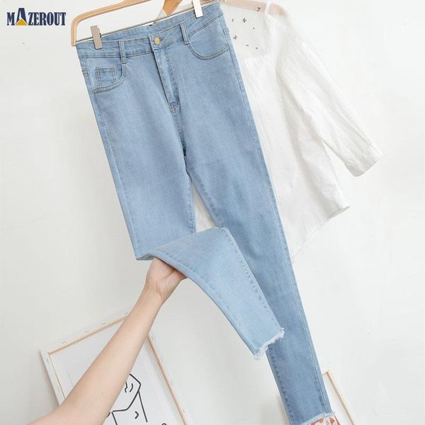 mazerout 2020 high waist jeans button full length plus size blue jeans for women stretch skinny pencil women1
mazerout 2020 high waist jeans button full length plus size blue jeans for women stretch skinny pencil women1