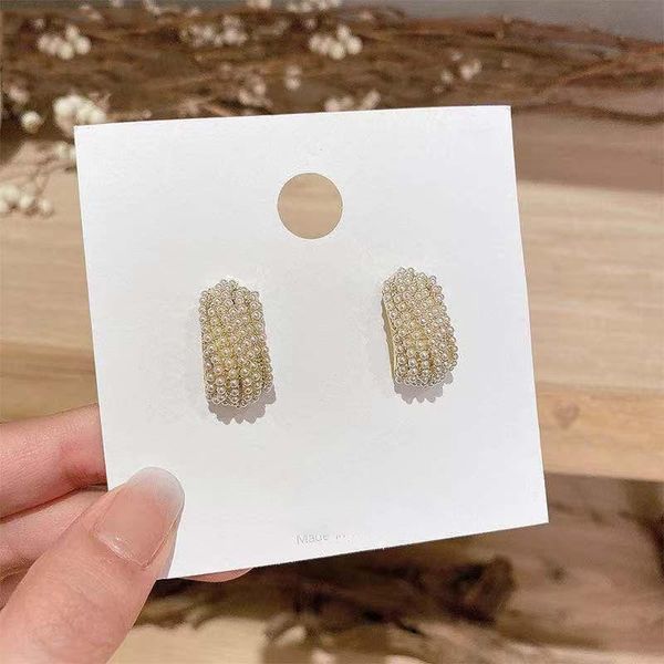 2021 new fashion women's earrings fine sweet geometry pearl earrings for women bijoux korean party girl jewelry gifts wholesale, Silver
2021 new fashion women's earrings fine sweet geometry pearl earrings for women bijoux korean party girl jewelry gifts wholesale, Silver