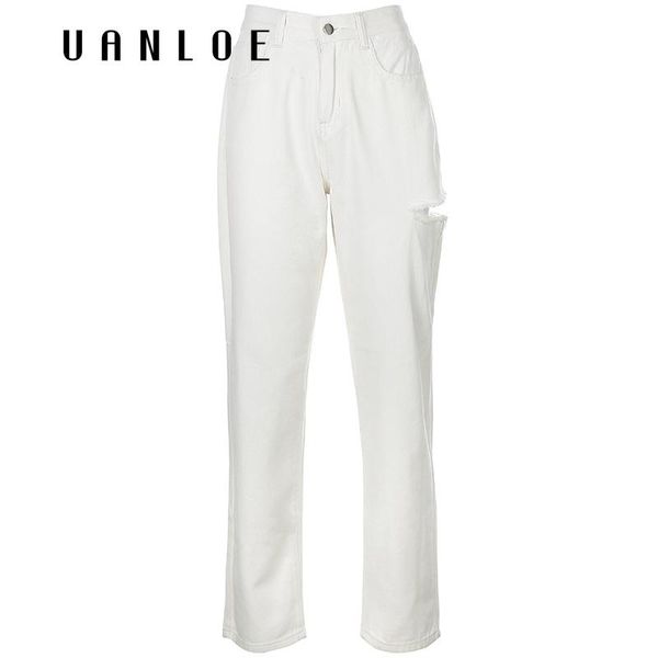 white fashion women hole jeans streetwear high waist jeans vintage straight harajuku button denim pants cargo pants, Blue
white fashion women hole jeans streetwear high waist jeans vintage straight harajuku button denim pants cargo pants, Blue