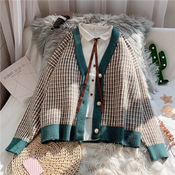ev1mu 2020 style coat sweater autumn clothes ins lazy cardigan sweater women's new loose wear knitted long sleeve coat jitzt, White;black
ev1mu 2020 style coat sweater autumn clothes ins lazy cardigan sweater women's new loose wear knitted long sleeve coat jitzt, White;black