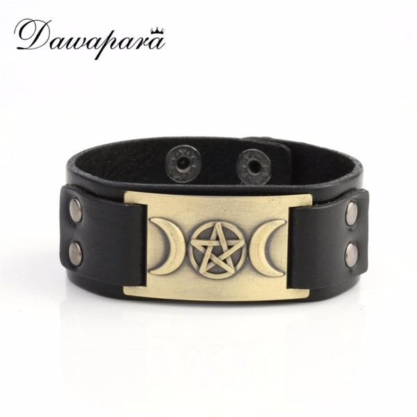 charm bracelets dawapara vintage triple moon goddess angles pentagram magic amulet talisman wicca men's bracelet, Golden;silver
charm bracelets dawapara vintage triple moon goddess angles pentagram magic amulet talisman wicca men's bracelet, Golden;silver