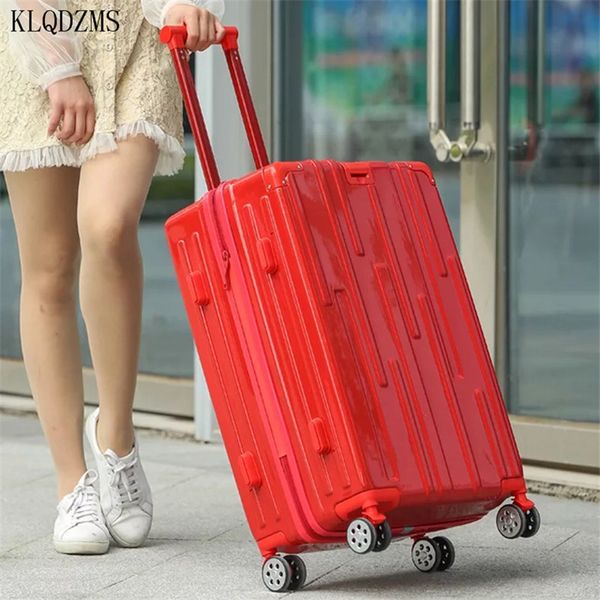 klqdzms 20/ ligh tweight fashion suitcase pc rolling luggage spinner trolley bags with wheels lj201116
klqdzms 20/ ligh tweight fashion suitcase pc rolling luggage spinner trolley bags with wheels lj201116