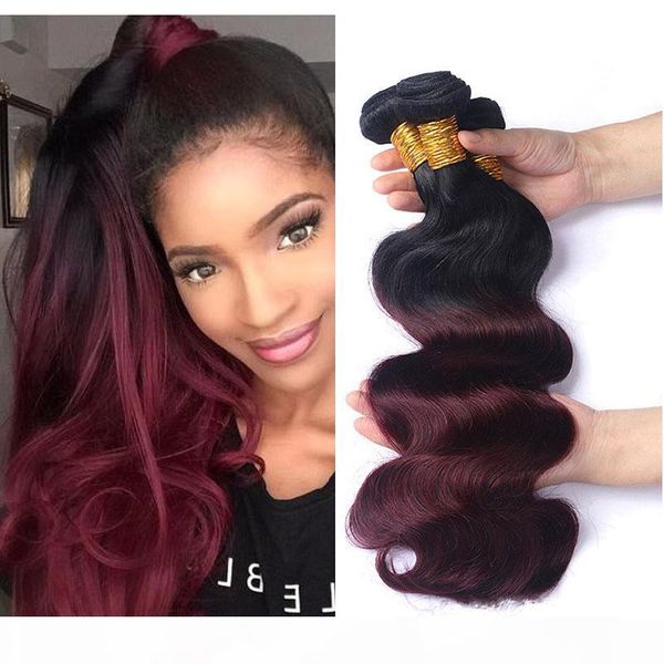 ombre 1b 99j body wave colored hair 3 bundles brazilian ombre dark wine red human hair weave bundles hair extension 12-26 inch, Black
ombre 1b 99j body wave colored hair 3 bundles brazilian ombre dark wine red human hair weave bundles hair extension 12-26 inch, Black
