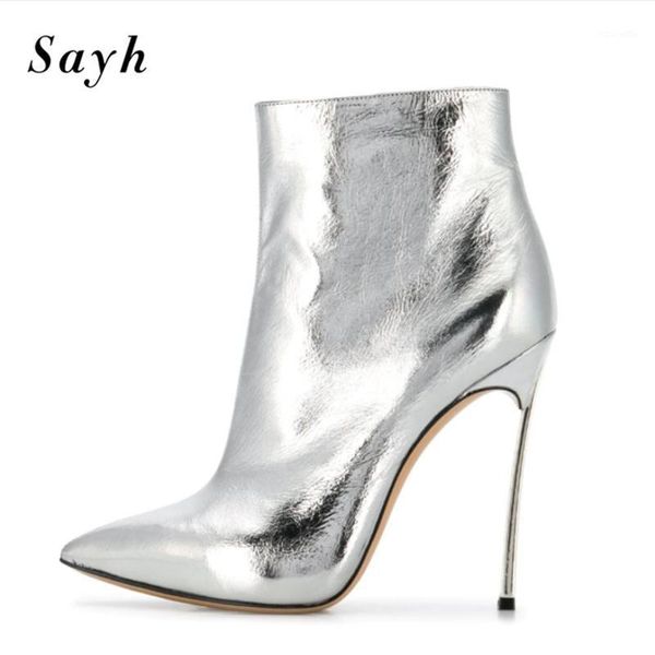 boots winter woman ankle vintage shiny silver pointy toe 12cm heels women runway shoes big size1, Black
boots winter woman ankle vintage shiny silver pointy toe 12cm heels women runway shoes big size1, Black