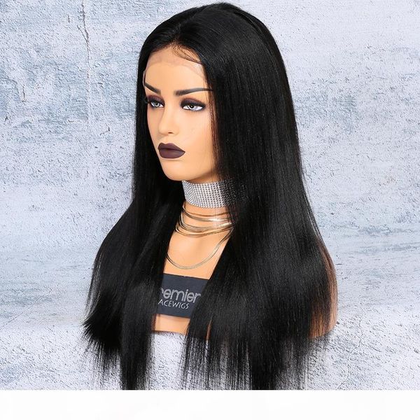8a lace front wigs brazilian remy human hair yaki straight 250% density 4.5" deep lace part 12-24inches natural hairline for american, Black;brown
8a lace front wigs brazilian remy human hair yaki straight 250% density 4.5" deep lace part 12-24inches natural hairline for american, Black;brown