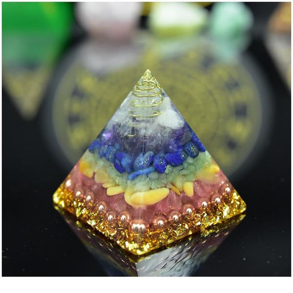 orgon pyramid seven chakras natural stone orgonite energy crystals emf protection original home office decor resin re qylibv, Black
orgon pyramid seven chakras natural stone orgonite energy crystals emf protection original home office decor resin re qylibv, Black