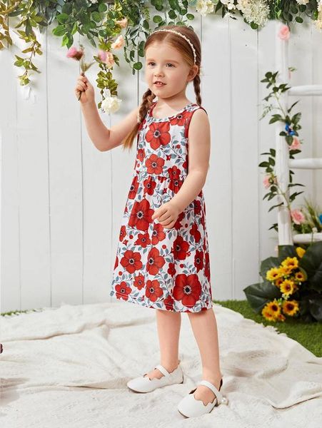 toddler girls floral print babydoll dress she, Red;yellow
toddler girls floral print babydoll dress she, Red;yellow