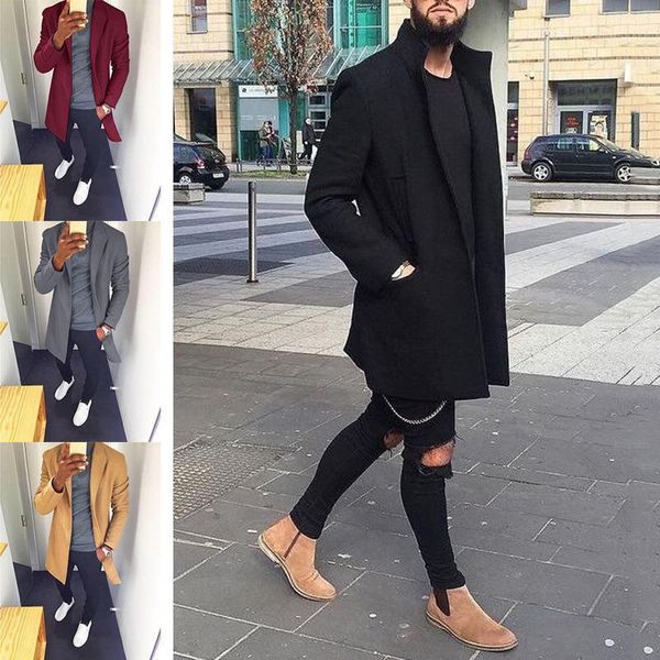 2020 cross border new style europe and america long men's trench coat men's woolen overcoat a generation of fat, Tan;black
2020 cross border new style europe and america long men's trench coat men's woolen overcoat a generation of fat, Tan;black
