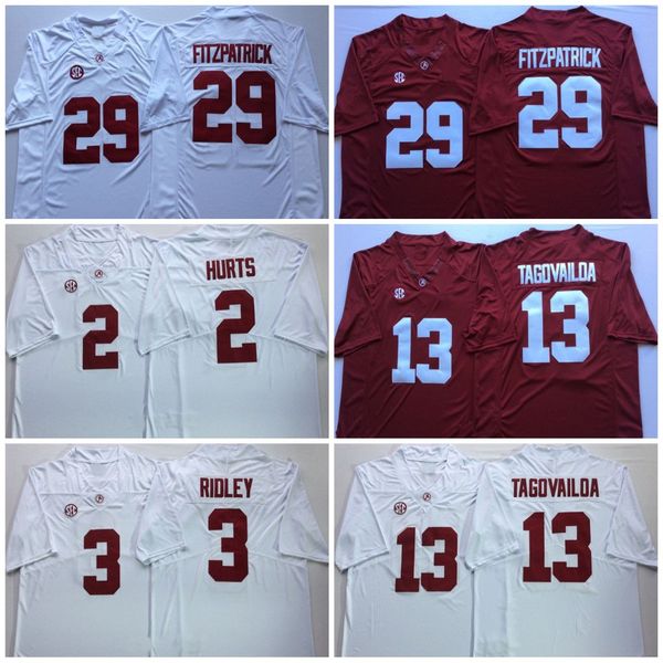 vintage men's alabama #3 ridley # 2 hurts #13 tagovailoa 29 fitzpatrick football jersey customize any name and number, Black
vintage men's alabama #3 ridley # 2 hurts #13 tagovailoa 29 fitzpatrick football jersey customize any name and number, Black