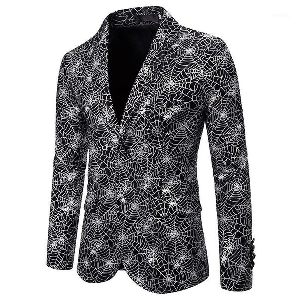 men's suits & blazers fashion single breasted blazer men dj club bar party suit jacket shiny silver foil print wedding tuxedo stage cos, White;black
men's suits & blazers fashion single breasted blazer men dj club bar party suit jacket shiny silver foil print wedding tuxedo stage cos, White;black
