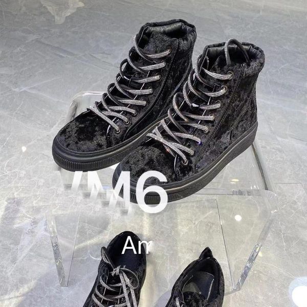 boots 2021 autumn winter suede rhinestones lace up high-shoes round head plus velvet warmth all-matching casual women's, Black 
boots 2021 autumn winter suede rhinestones lace up high-shoes round head plus velvet warmth all-matching casual women's, Black