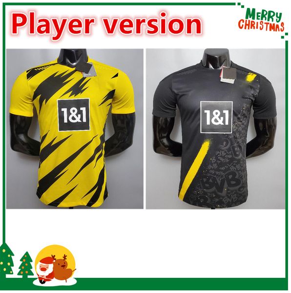 player version 2020 2021 soccer jersey 20 21 football shirts haaland reus maillot de foot, Black;yellow
player version 2020 2021 soccer jersey 20 21 football shirts haaland reus maillot de foot, Black;yellow