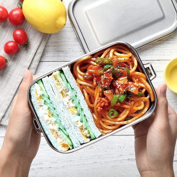 stainless steel food with lock clips and leakproof design, 800ml bento boxes lunch container for kids or adults- c0125
stainless steel food with lock clips and leakproof design, 800ml bento boxes lunch container for kids or adults- c0125