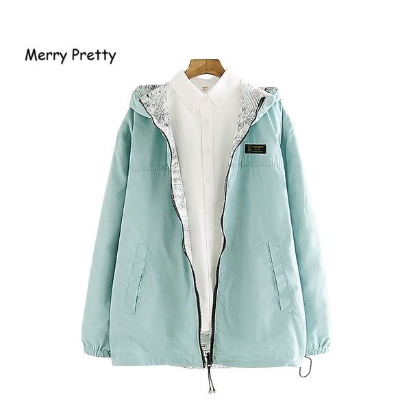 merry pretty autumn women bomber basic jacket pocket zipper hooded two side wear cartoon print outwear loose coat 201017, Black;brown
merry pretty autumn women bomber basic jacket pocket zipper hooded two side wear cartoon print outwear loose coat 201017, Black;brown