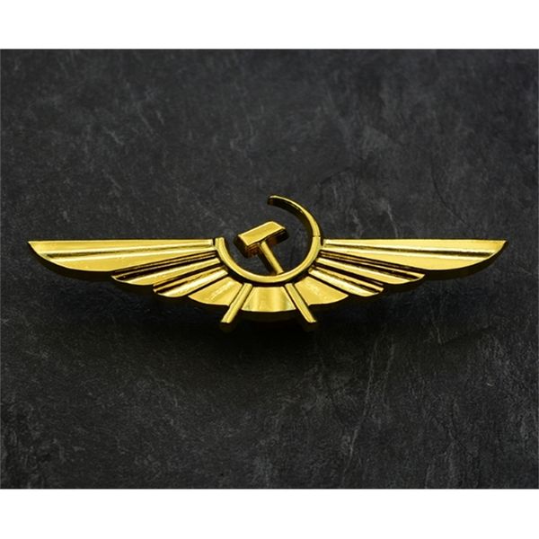 soviet union air force badge aeroflot russian airlines brooches ussr russian fleet national aviation civil metal collar pin 201009, Gray
soviet union air force badge aeroflot russian airlines brooches ussr russian fleet national aviation civil metal collar pin 201009, Gray