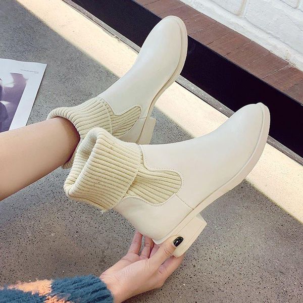 brand women's shoes winter boots lady boots-women booties ladies low heels booties round toe fashion 2020 autumn rubber, Black
brand women's shoes winter boots lady boots-women booties ladies low heels booties round toe fashion 2020 autumn rubber, Black