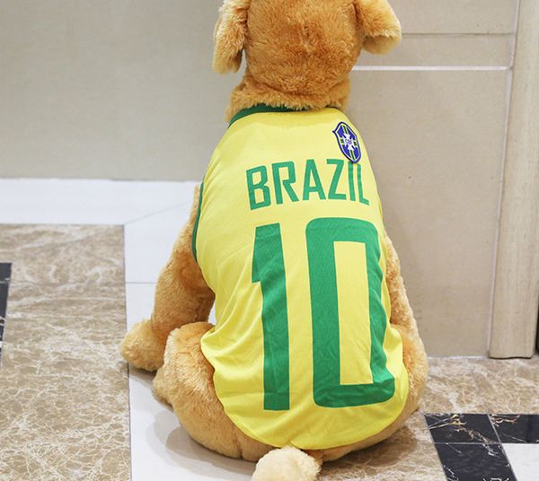 dog clothes fashion casual spring and summer breathable mesh dog vest football world cup 8 teams dog ball suit factory direct sales
dog clothes fashion casual spring and summer breathable mesh dog vest football world cup 8 teams dog ball suit factory direct sales